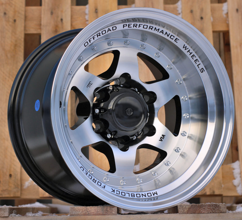 8x16 5x127 ET0 87,1 L2156 Noir poli