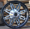 8x17 6x135 ET 110,1 QC801 Noir poli