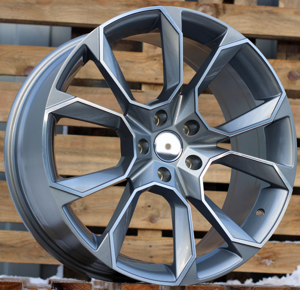 SKODA 6,5x16 5x112 ET46 57,1 SK516 Gris poli