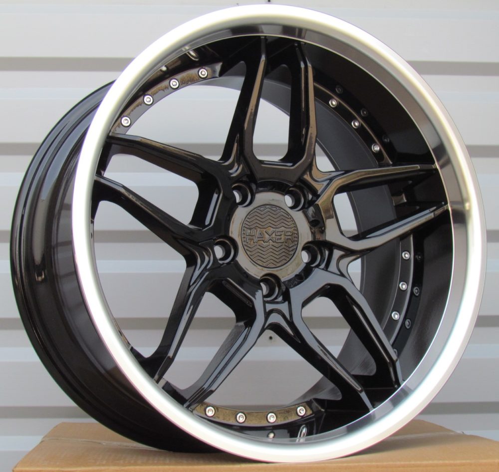 8,5x19 5x120 ET35 72,6 SSA01 Noir bord poli