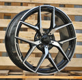 MERCEDES 8x18 5x112 ET43 66,6 XE137 Noir poli