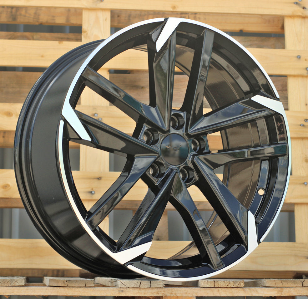 PEUGEOT 7,5x17 5x108 ET44 65,1 XE170 Noir poli