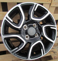 KIA 6x14 4x100 ET35 54,1 XE186 Noir poli