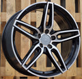 MERCEDES 8x18 5x112 ET43 66,6 XE225 Noir poli