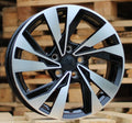 VW 6x15 5x100 ET40 57,1 XE277 Noir poli
