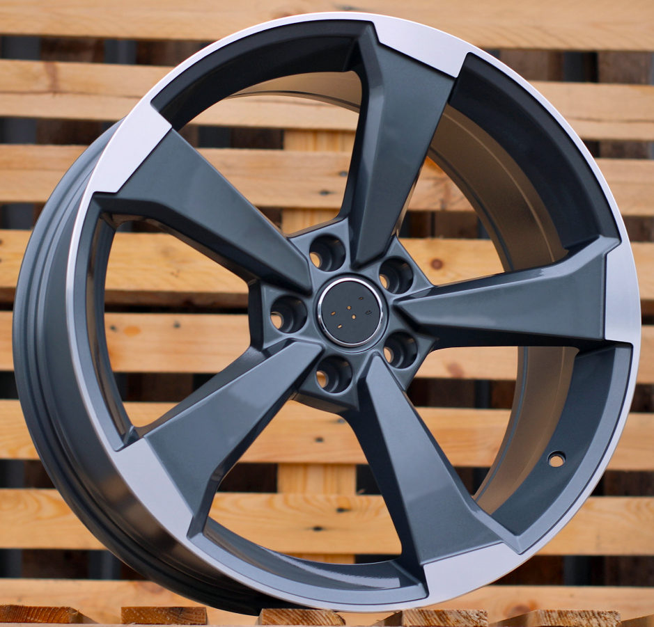 AUDI 7,5x17 5x112 ET45 66,6 XE351 Gris poli