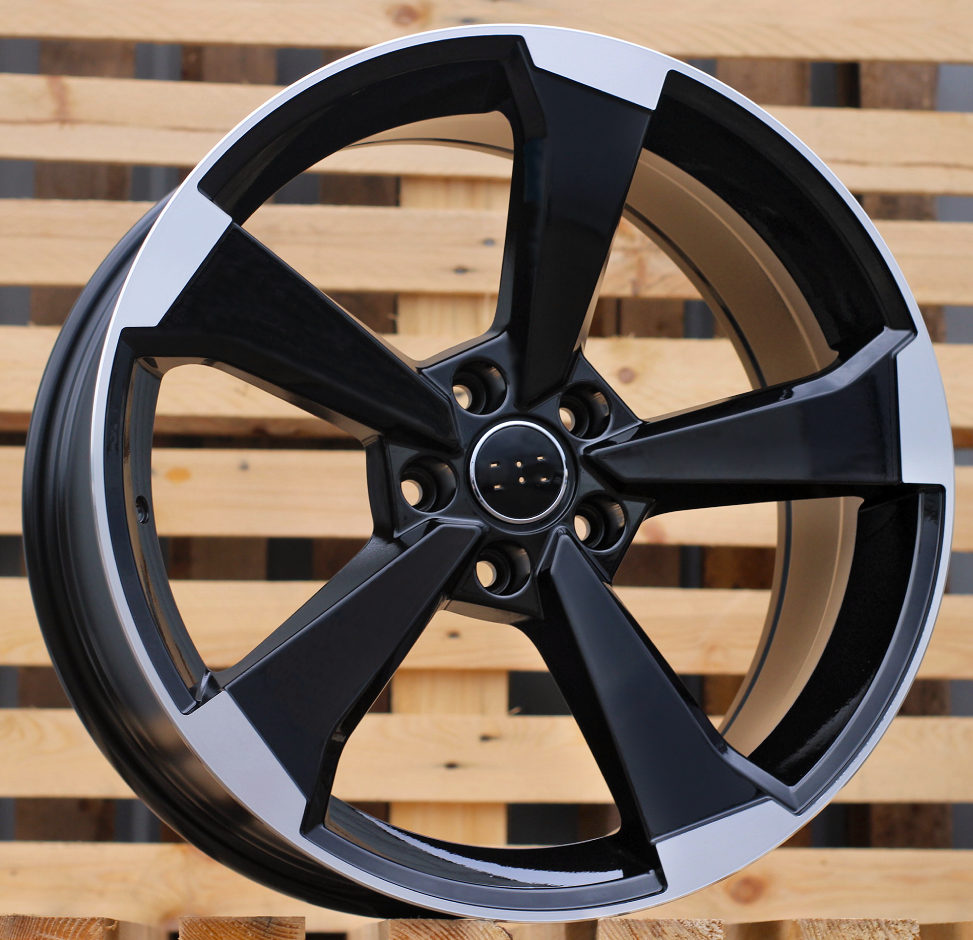 AUDI 9x20 5x112 ET32 66,6 XE351 Noir poli