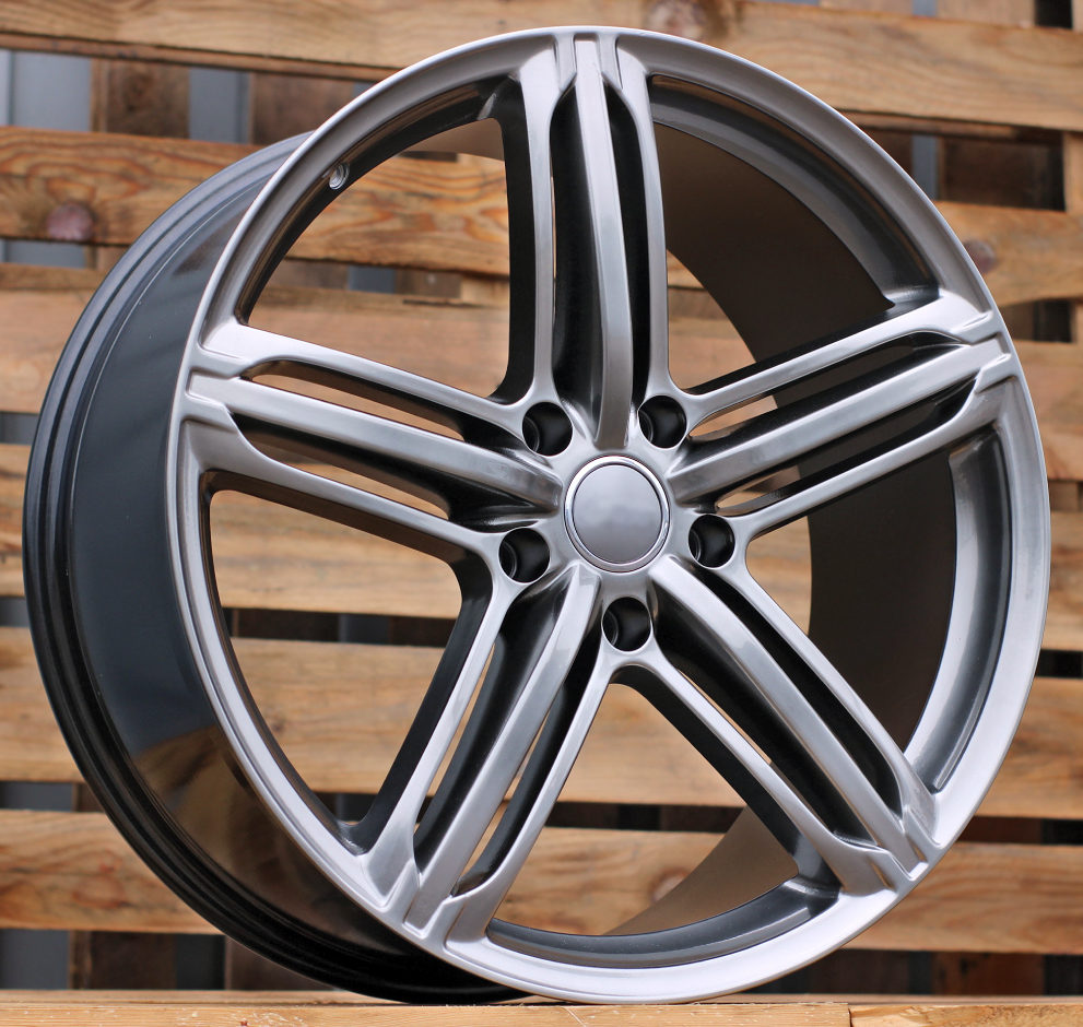 AUDI 9,5x21 5x130 ET50 71,6 XF657 Noir hyper