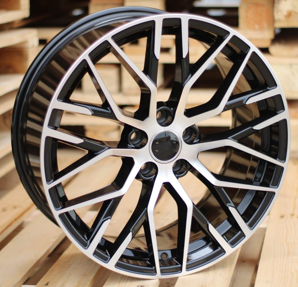 AUDI 8,5x19 5x112 ET35 66,6 XFE30 Noir poli