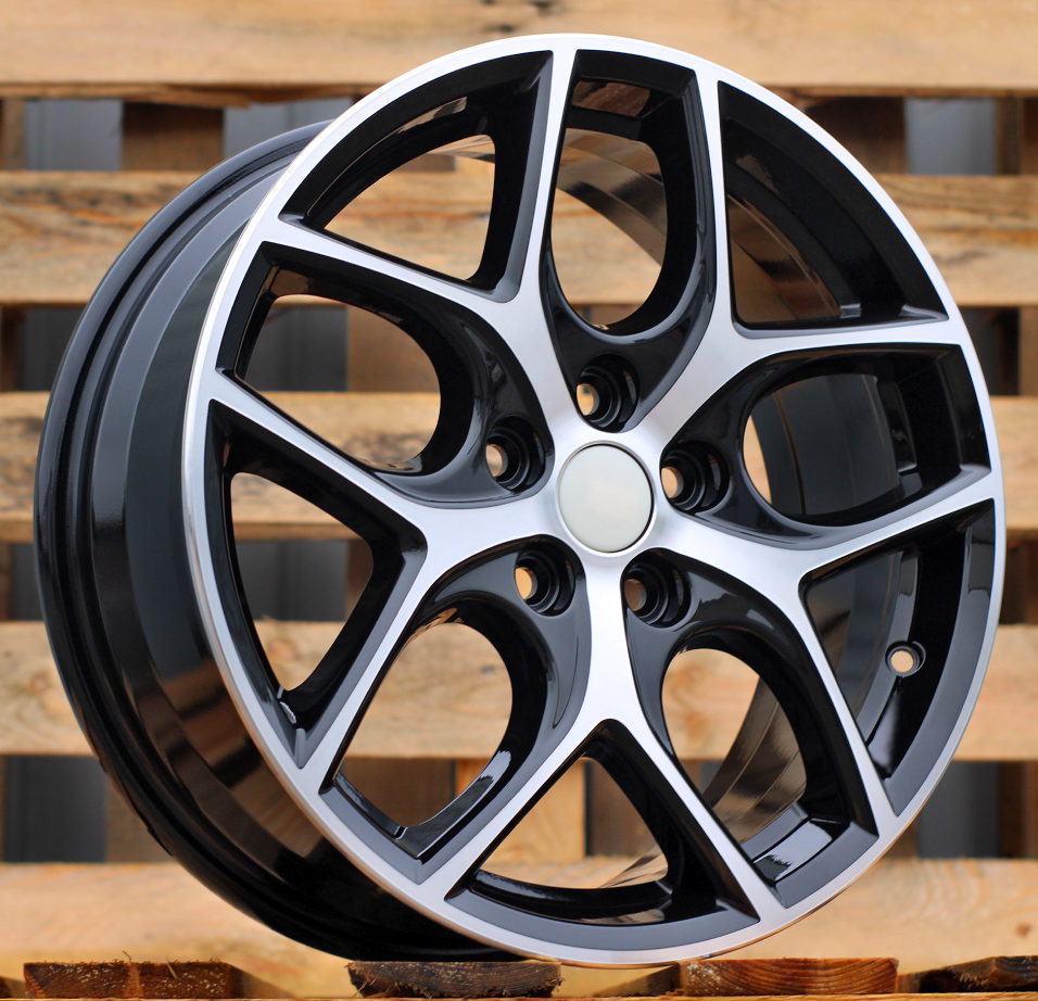 FORD 7x17 5x108 ET50 63,4 Y0058 Noir poli