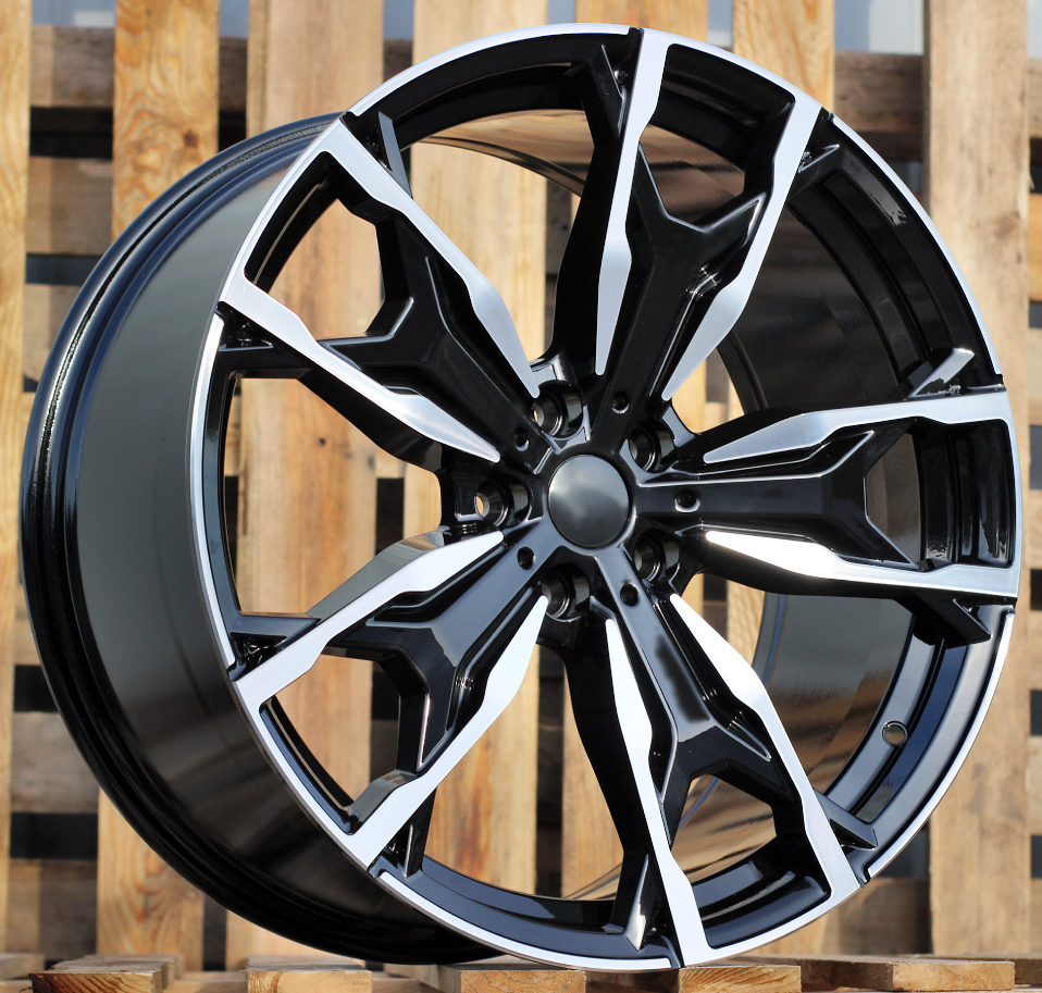 BMW 9,5x20 5x112 ET43 66,6 Y0204 Noir poli