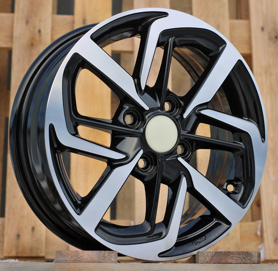 HYUNDAI 5x14 4x100 ET41 54,1 Y1126 Noir poli