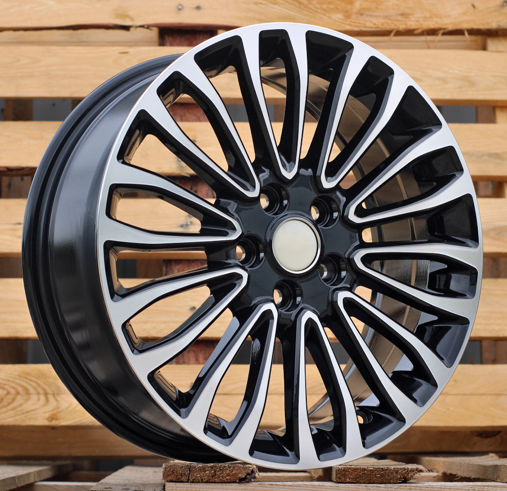 FORD 7x17 5x108 ET50 63,4 Y1158 Noir poli