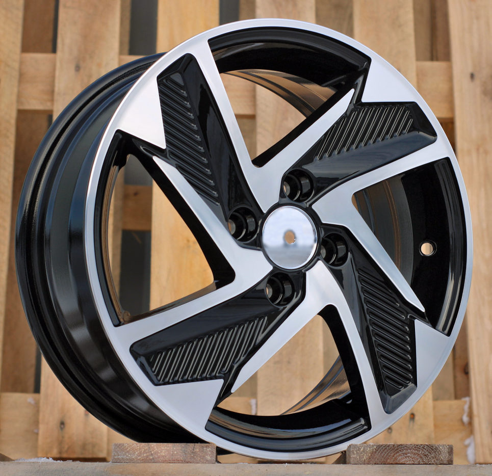 HYUNDAI 6x15 4x100 ET48 54,1 Y1169 Noir poli