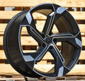 AUDI 9,5x22 5x112 ET36 66,6 Y1201 Noir poli semi-mat