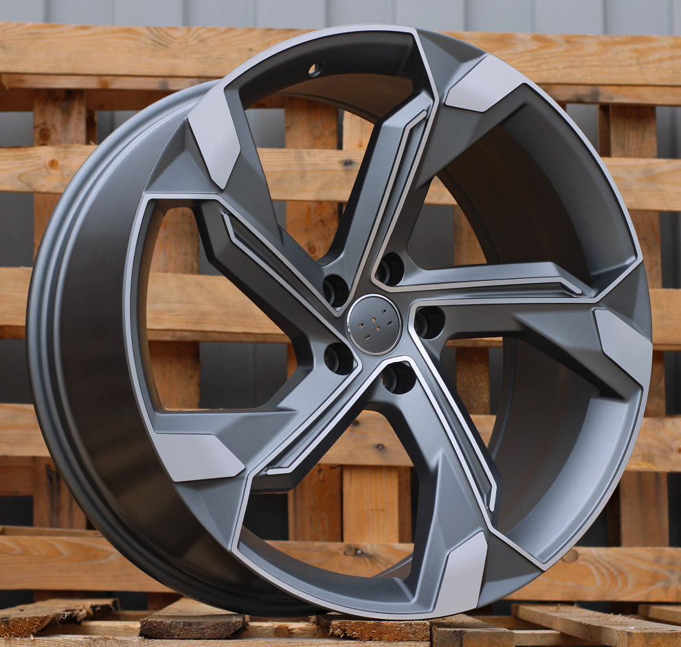 AUDI 8,5x19 5x112 ET34 66,6 Y1201 Gris poli semi-mat
