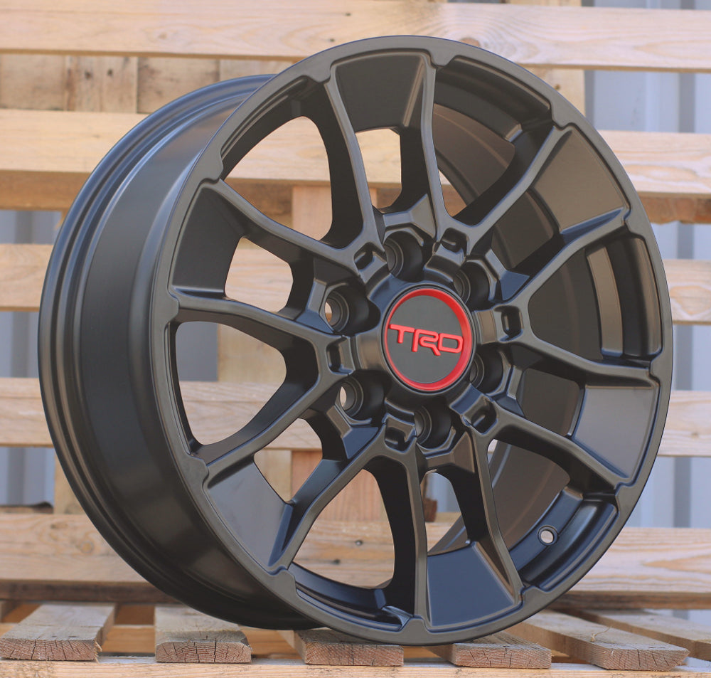TOYOTA 8x18 6x139,7 ET50 95,1 Y1202 Noir semi-mat