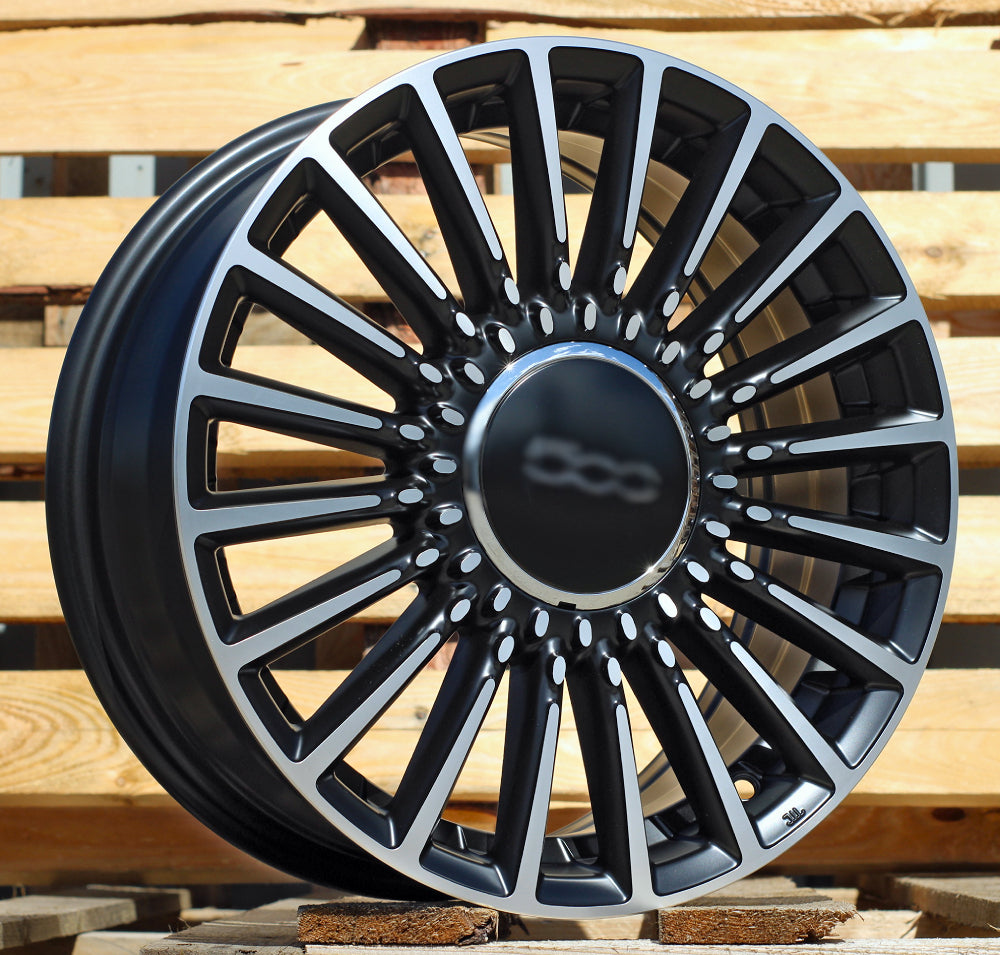 FIAT 6,5x16 4x98 ET35 58,1 Y1210 Noir poli