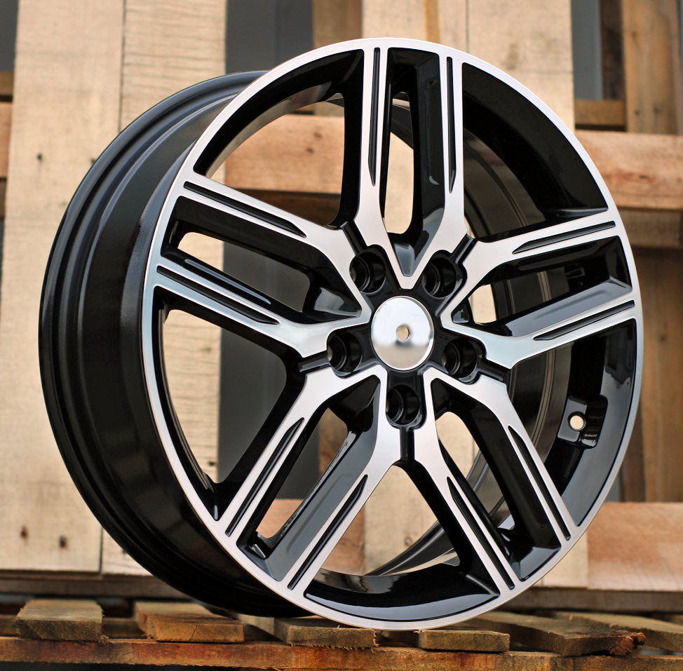 KIA 6,5x17 5x114,3 ET50 67,1 Y1227 Noir poli