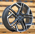 VW 7,5x18 5x112 ET40 57,1 Y1243 Noir poli semi-mat