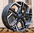 VW 8,5x20 5x112 ET38 57,1 Y1243 Noir poli semi-mat