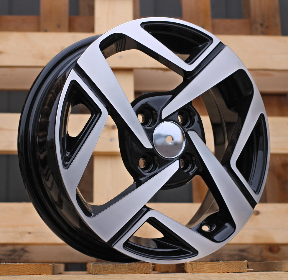 HYUNDAI 5x14 4x100 ET41 54,1 Y1245 Noir poli