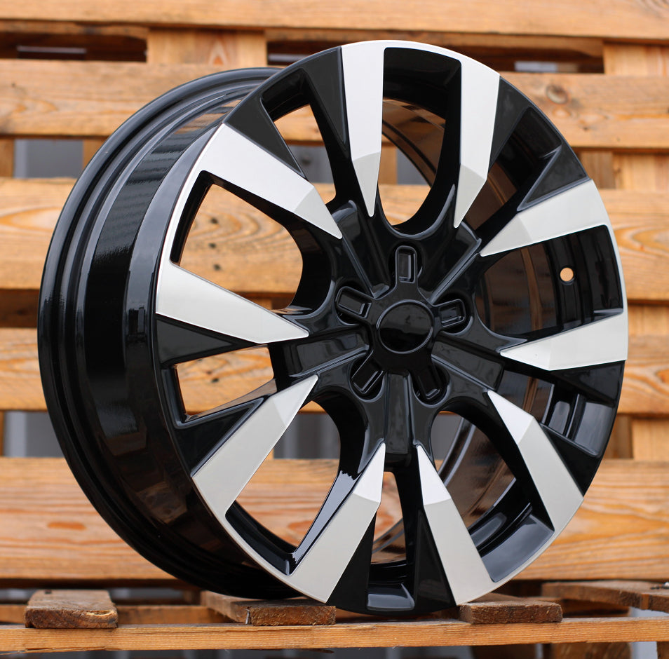 CITROËN 7x17 5x108 ET45 65,1 Y1248 Noir poli