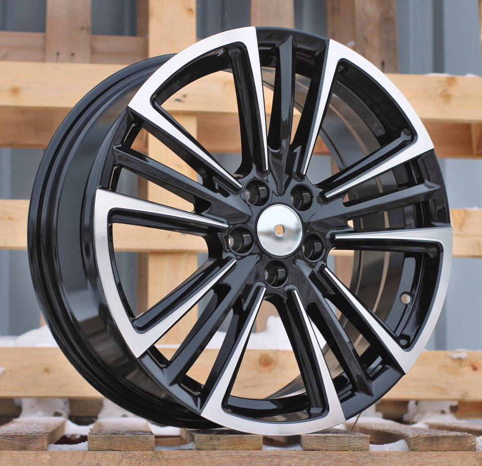 SEAT 7x17 5x100 ET47 57,1 Y1257 Noir poli