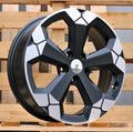 DACIA 6,5x17 5x114,3 ET32 66,1 Y1274 Noir partiellement poli semi-mat