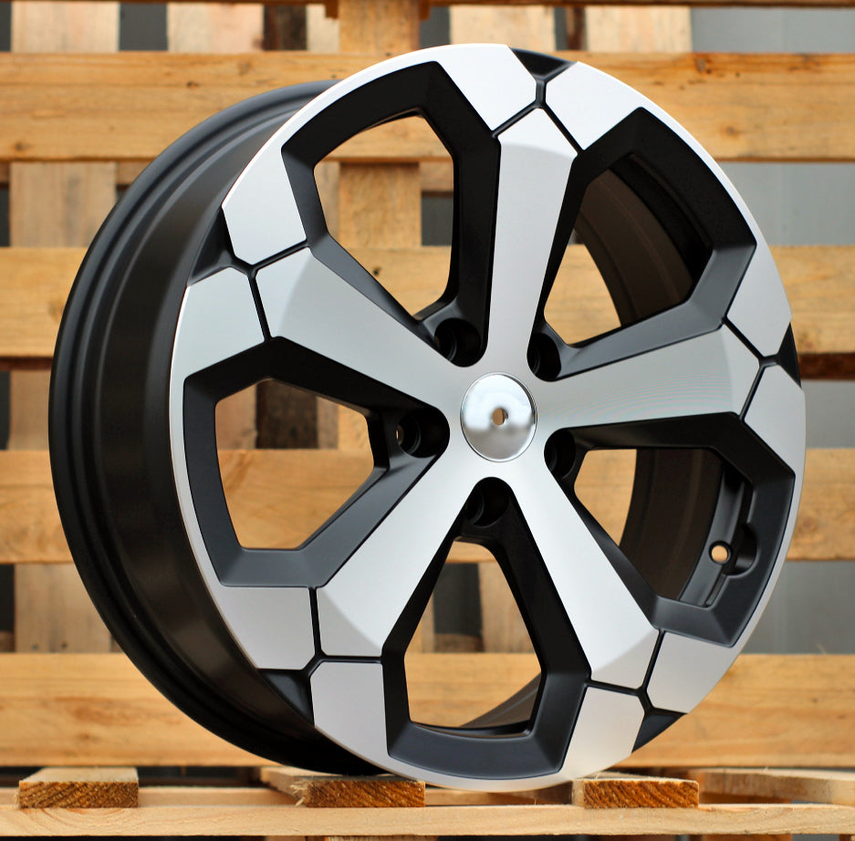 DACIA 6,5x18 5x114,3 ET32 66,1 Y1274 Noir poli semi-mat