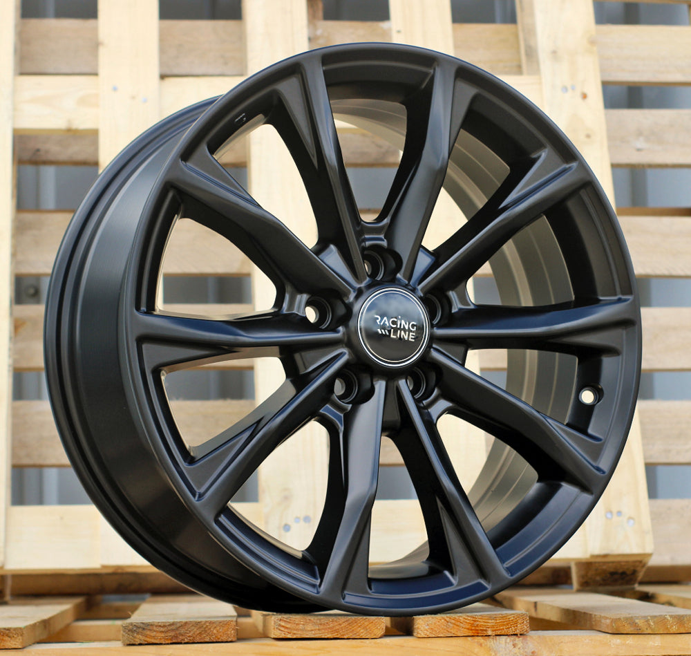 HONDA 7,5x18 5x114,3 ET40 64,1 Y1351 Noir semi-mat