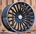 MERCEDES 9,5x20 5x112 ET45 66,6 Y5909B Noir bord poli