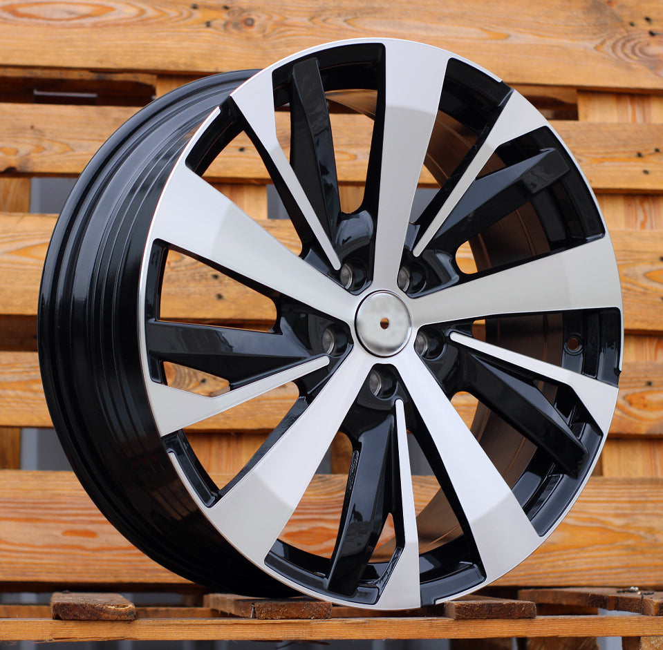 PEUGEOT 7,5x19 5x108 ET42 65,1 YF0449 Noir poli