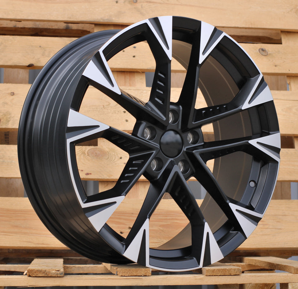 CUPRA 8x18 5x112 ET40 57,1 YF1150 Noir poli semi-mat