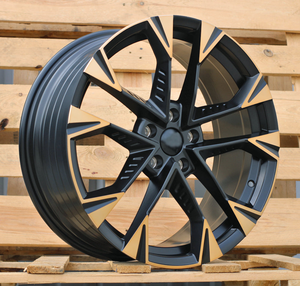CUPRA 8x18 5x112 ET40 57,1 YF1150 Noir poli semi-mat cuivre