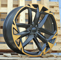 CUPRA 8,5x20 5x112 ET38 57,1 YF3005 Noir poli semi-mat cuivre