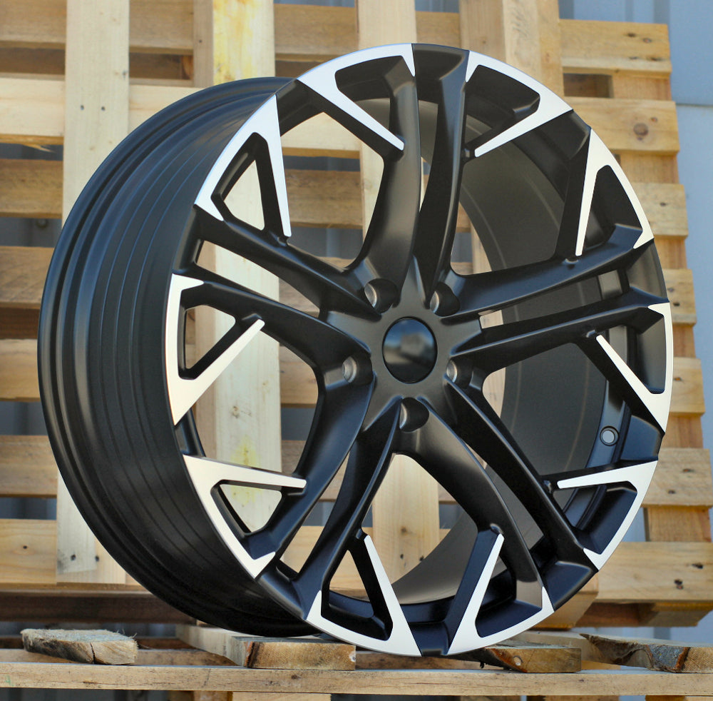 CUPRA 8,5x19 5x112 ET38 57,1 YF5719 Noir poli semi-mat