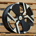 PEUGEOT 6,5x17 4x108 ET32 65,1 YF6148 Noir poli semi-mat