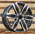MERCEDES 7x16 6x130 ET50 84,1 YF6153 Noir poli