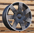 FIAT 6,5x16 4x98 ET35 58,1 YF7074 Noir poli semi-mat