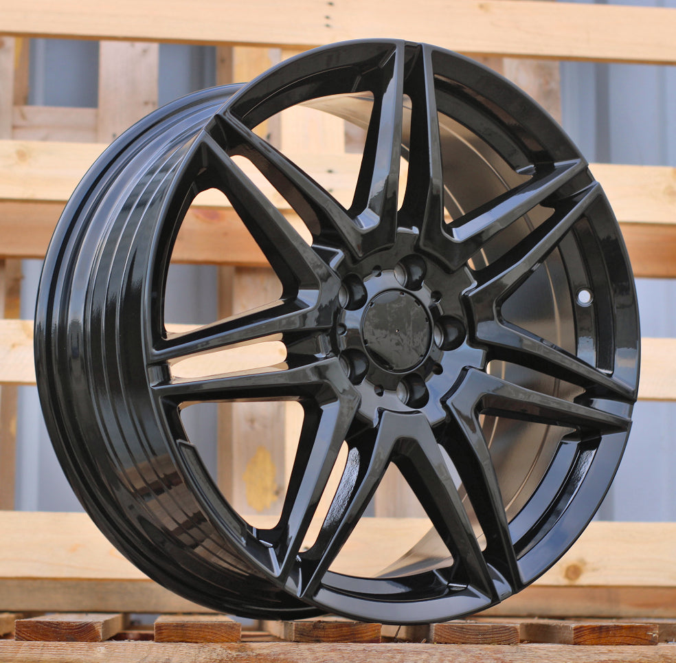 MERCEDES 8x19 5x112 ET52 66,6 YF7075 Noir