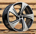 AUDI 8x19 5x112 ET49 57,1 YS1270 Noir poli
