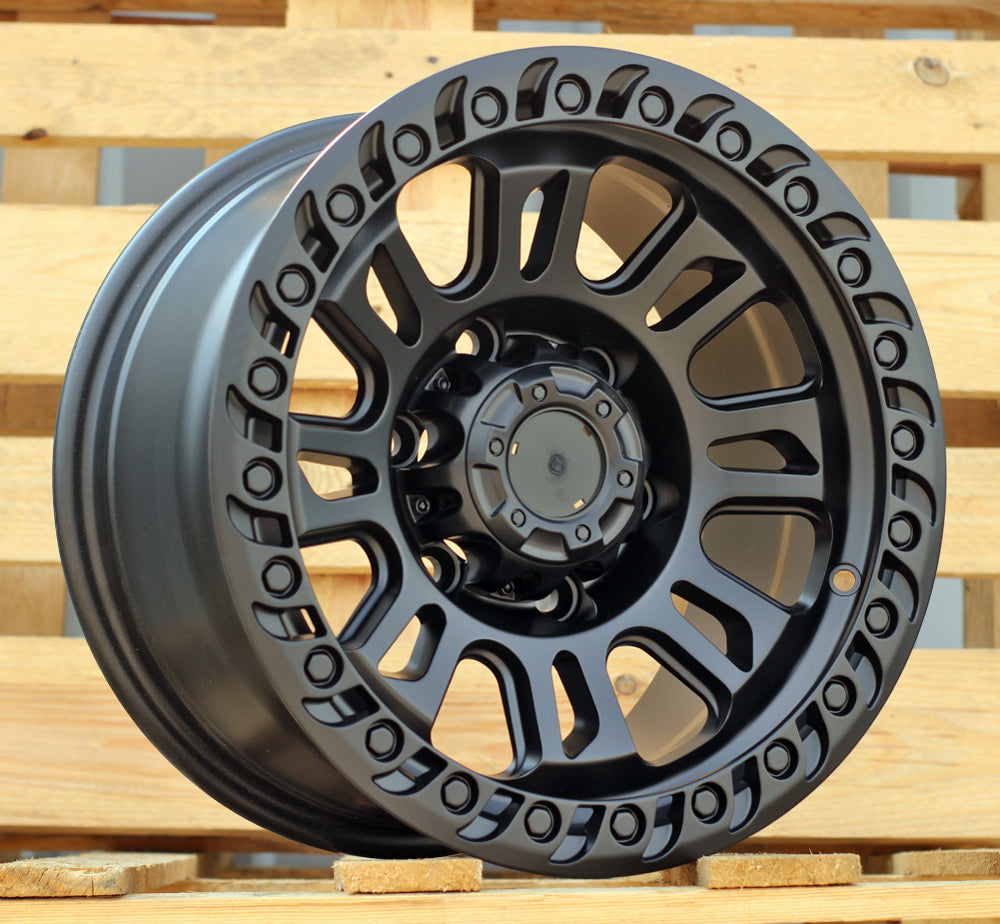 Jante 4X4 8x15 6x139.7 ET0 110,1 A8916 Noir semi-mat