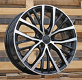 VW 6,5x17 5x100 ET40 57,1 B1179 Noir poli