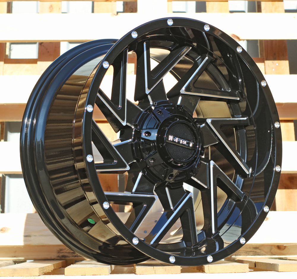 Jante 4X4 10x20 6x135 / 6x139.7 ETM12 106,1 B1508 Noir