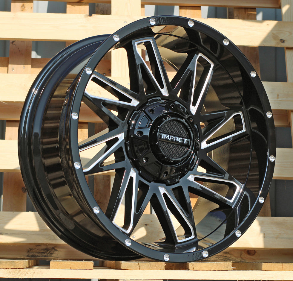 Jante 4X4 12x20 6x135 / 6x139.7 ETM44 106,1 B1544 Noir