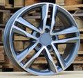 VW 7,5x17 5x120 ET50 65,1 BK424 Gris poli