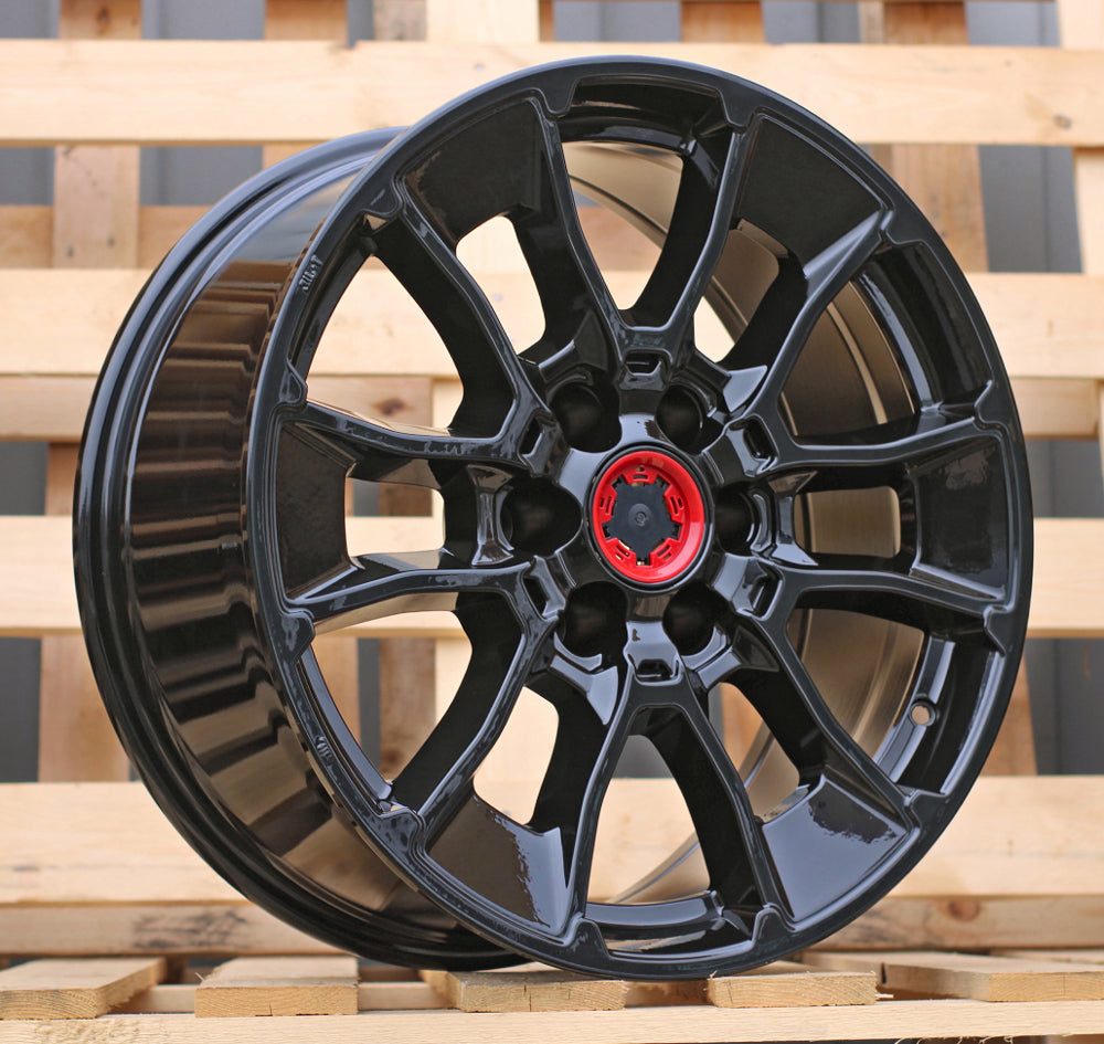 Jante 4X4 8,5x20 6x139.7 ET55 95,1 F1880 Noir brillant