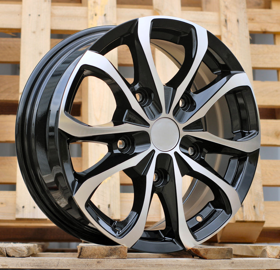 FORD 6,5x16 5x160 ET56 65,1 FBX079 Noir poli