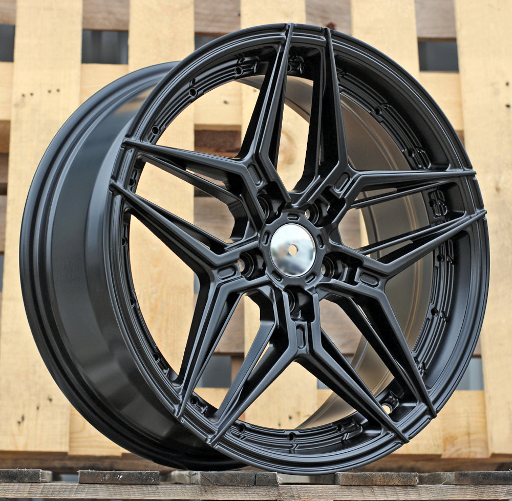 8x18 5x112 ET40 66,6 FBX481 Noir semi-mat